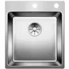 Image de Blanco 525244 | Évier de cuisine en acier inoxydable ANDANO 400-IF/A | Couleur/Finition : acier poli