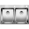 Image de Blanco 525248 | Évier de cuisine en acier inoxydable ANDANO 340/340-IF/A | Couleur/Finition : acier poli