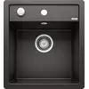Image de BLANCO DALAGO 45-F | Évier en granit noir | Type de montage : affleurant | Pour armoires inférieures de 45 cm de large | Grand volume pour une utilisation optimale | Surface facile à nettoyer