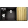 Image de Blanco 525853 | Évier de cuisine en granit AXIA III 6 S-F | Couleur/Finition : Noir