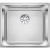 Image de Blanco 526121 | Évier de cuisine en acier inoxydable SOLIS 450-IF | Couleur/Finition : acier brossé