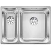 Image de Blanco 526128 | Évier de cuisine en acier inoxydable SOLIS 340/180-U | Couleur/Finition : acier brossé