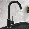 Image de Blanco Mida Mitigeur de cuisine pivotant, avec douchette extractible, 526146,