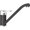 Image de BLANCO WEGA II Robinet de cuisine en anthracite/chromé Haute pression Clapet anti-retour Cartouche en céramique Qualité d'eau garantie et économie d'eau