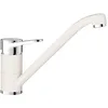 Image de BLANCO WEGA II Robinet de cuisine en silgranitblanc/chromé Haute pression Clapet anti-retour Cartouche en céramique Qualité d'eau garantie et économie d'eau