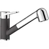 Image de BLANCO WEGA-S II Robinet de cuisine en anthracite/chromé Haute pression Avec tuyau extractible Clapet anti-retour Cartouche en céramique Qualité d'eau garantie et économie d'eau