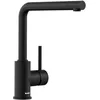 Image de BLANCO MILA Robinet de cuisine en noir mat Haute pression Clapet anti-retour Cartouche en céramique Qualité de l'eau garantie et économie d'eau