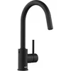 Image de BLANCO MIDA-S Robinet de cuisine en noir mat Haute pression Avec tuyau extractible Clapet anti-retour Cartouche en céramique Qualité d'eau garantie et économie d'eau