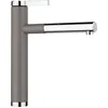 Image de BLANCO LINEE-S Gris volcanique/chromé | Haute pression | Avec tuyau extractible | Clapet anti-retour | Cartouche en céramique | Qualité de l'eau sûre et économie d'eau