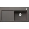 Image de BLANCO Zenar XL 6 S SILGRANIT Meuble bas 60 cm Gris volcanique Type de montage : encastrement par le haut, bac principal à droite, avec commande de ventilation, sans accessoires, meuble bas de 60 cm,