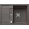 Image de BLANCO METRA 45 S Compact Évier en granit gris volcanique SILGRANIT Type de montage : montage par le haut, réversible, pour armoires inférieures de 45 cm de large, grand bassin, surface facile à