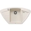 Image de BLANCO ZIA 9 E 527211, SILGRANIT SOFT BLANC AVEC COMMANITE DE VIDANGE