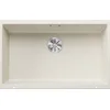 Image de BLANCO SUBLINE 700-U | Évier en granit SILGRANIT blanc doux | Type de montage : sous plan | pour armoires inférieures de 80 cm de large | Forme de bassin 2 en 1 : deux bacs, une découpe et une seule