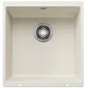 Image de BLANCO ROTAN 400-U Évier en granit blanc doux en SILGRANIT Type de montage : sous meuble bas de 50 cm de large Grand volume pour une utilisation optimale Surface facile à nettoyer