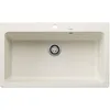 Image de BLANCO NAYA XL 9 SILGRANIT blanc doux, type d'encastrement : encastrement par le haut, sans commande de ventilation, meuble bas de 90 cm, grand volume de bassin pour une utilisation optimale, surface