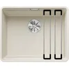 Image de BLANCO ETAGON 500-F SILGRANIT blanc doux | Type d'encastrement : à ras de surface | sans commande de ventilation, avec accessoires | Meuble bas de 60 cm | Concept système avec rails ETAGON polyvalents
