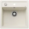 Image de BLANCO DALAGO 5-F | Évier en granit blanc doux | Type de montage : affleurant | Pour armoires inférieures de 50 cm de large | Grand volume de bassin pour une utilisation optimale | Surface facile à