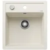 Image de BLANCO DALAGO 45-F SILGRANIT blanc doux, type de montage : affleurant, avec commande d'évacuation, meuble bas de 45 cm, grand volume pour une utilisation optimale, surface facile à nettoyer