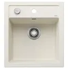 Image de BLANCO DALAGO 45 | Évier en granit blanc doux | Type de montage : montage par le haut | Pour armoires inférieures de 45 cm de large | Grand volume de bassin pour une utilisation optimale | Surface