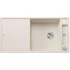 Image de BLANCO AXIA III XL 6 S | Évier en granit en silgranit blanc doux | Type de montage : encastré par le haut | réversible | avec planche à découper en verre | pour armoires inférieures de 60 cm de large