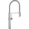 Image de BLANCO CULINA-S II Capteur | Robinet de cuisine en acier PVD | Haute pression | Avec tuyau extractible | Changement du jet clair en jet de douche | Sans contact | Économe en eau | 10,5 x 26 x 56,8 cm