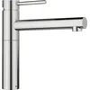 Image de BLANCO ALTA II Robinet de cuisine en acier PVD, haute pression, clapet anti-retour, cartouche en céramique, qualité de l'eau sûre et économe en eau