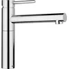 Image de BLANCO ALTA II Robinet de cuisine chromé haute pression Clapet anti-retour Cartouche en céramique Qualité de l'eau garantie et économie d'eau 4,5 x 23,2 x 22,6 cm