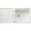 Image de BLANCO Adira XL 6 S-F, SILGRANIT blanc, type d'encastrement : affleurant, réversible, avec commande d'évacuation, avec accessoires, grand bac et surface facile à nettoyer