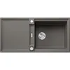 Image de BLANCO Adira XL 6 S-F, SILGRANIT gris volcanique, type de montage : affleurant, réversible, avec commande, avec accessoires, grand bac et surface facile à nettoyer
