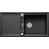 Image de BLANCO ADIRA XL 6 S-F | Évier en granit SILGRANIT anthracite | Type de montage : affleurant | Réversible | Pour armoires inférieures de 60 cm de large | Grand bac | Surface facile à nettoyer
