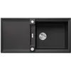 Image de BLANCO ADIRA XL 6 S Évier en granit SILGRANIT anthracite | Type de montage : montage par le haut | Réversible | Pour armoires inférieures de 60 cm de large | Grand bac | Surface facile à nettoyer