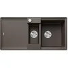 Image de BLANCO ADIRA 6 S-F, SILGRANIT Coffee Type d'encastrement : affleurant, réversible, avec commande d'évacuation, avec accessoires, grand bac et surface facile à nettoyer