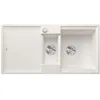 Image de BLANCO ADIRA 6 S SILGRANIT Blanc Type de montage : encastrement par le haut, réversible, avec commande de ventilation, avec accessoires, meuble bas de 60 cm, grand bac et surface facile à nettoyer