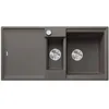 Image de BLANCO ADIRA 6 S SILGRANIT Meuble bas 60 cm Gris volcanique Montage par le haut Réversible avec commande de purge et accessoires Grand bac Surface facile à nettoyer