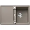 Image de BLANCO ADIRA 45 S-F, SILGRANIT Tartufo, type d'encastrement : affleurant, réversible, avec commande, avec accessoires, meuble bas de 45 cm, grand bac et surface facile à nettoyer