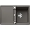 Image de BLANCO ADIRA 45 S-F Évier en granit gris volcanique SILGRANIT Type de montage : affleurant | Réversible | Pour armoires inférieures de 45 cm de large | Grand bac | Surface facile à nettoyer