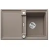 Image de BLANCO ADIRA 45 S SILGRANIT Tartufo Montage par le haut, réversible, avec commande d'évacuation, avec accessoires, meuble bas de 45 cm, grand bac et surface facile à nettoyer