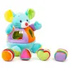 Image de Small Foot 11419 Souris à Formes en Peluche, Jouet de Motricité avec Hochet et Son
