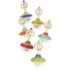 Image de Small Foot Présentoir toupie en Bois avec Ficelle, 12 toupies, pour Enfants à partir de 3 Ans, 12605