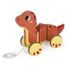 Image de Small Foot Animal à Tirer Dino, Bois certifié FSC® 100%, à partir de 12 Mois, 12613, Coloré