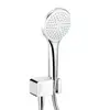 Image de Kludi FRESHLINE Set de douche avec raccord mural coudé et support, 1 jet, 6787005-00,