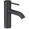 Image de KLUDI BOZZ Robinet de lavabo (382880576) avec bonde Push Open, mitigeur monocommande 100 mm, noir mat, montage 1 trou, 5 l/min, cartouche en céramique