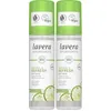 Image de Lavera Deo Spray Natural & Refresh - 0% sels d' aluminium - vegan - Protection déodorante fiable 48h - cosmétiques naturels certifiés - citron vert bio et de minéraux naturels - 75 ml (Lot de 2)