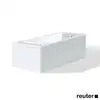 Image de Duravit Starck Habillage baignoire simple / baignoire balnéo, Version contre mur, ST877508282,