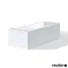 Image de Duravit Starck Habillage baignoire simple / baignoire balnéo, Version contre mur, ST877608282,