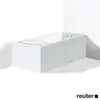Image de Duravit Starck Habillage baignoire simple / baignoire balnéo, angle, ST878008282,