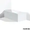 Image de Duravit Starck Habillage baignoire simple / baignoire balnéo, angle, ST878508282,