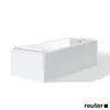 Image de Duravit Starck Habillage baignoire simple / baignoire balnéo, Version contre mur, ST892408282,