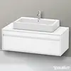 Image de Duravit Ketho Meuble avec plan de toilette, KT669601818,