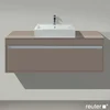 Image de Duravit Ketho Meuble avec plan de toilette, KT669604343,